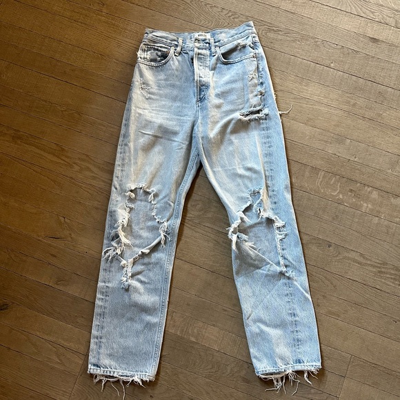 90 mid rise agolde jeans 💙 - Picture 2 of 7